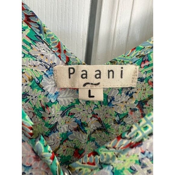 Paani Women's Multi Patchwork Maxi Dress Women's Large Pockets Boho Hippie - Picture 5 of 6